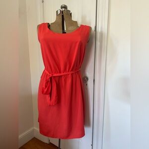 Red Sleeveless Dress